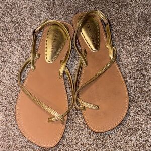 Gianni Bini 9.5 Metallic Gold sandals New